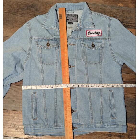 Brooklyn Cloth L Light Wash Denim Trucker Jacket - Picture 3 of 4